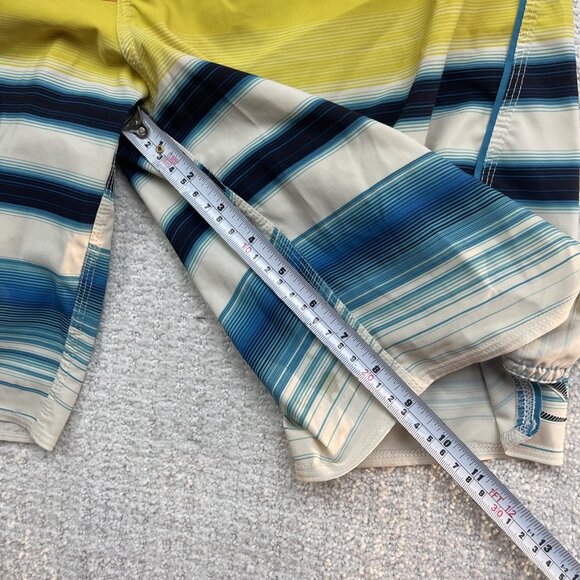 Rip Curl Board Short Swim Trunk Bathing Suit Men Striped Mirage Multicolor Read - Picture 8 of 16